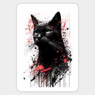 Bombay Cat Painting Sticker